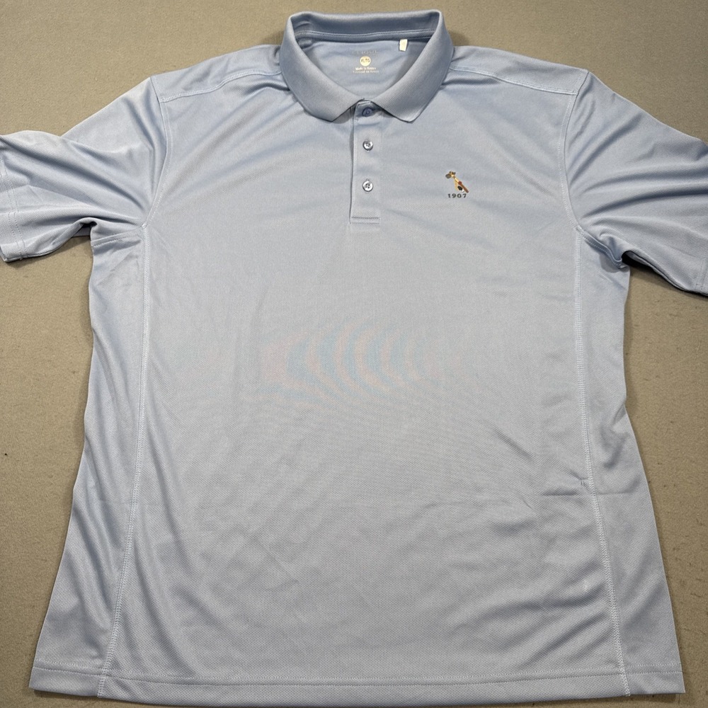 Clique Blue Polo Shirt MENS Size XL COUNTRY CLUB 1907 LOGO